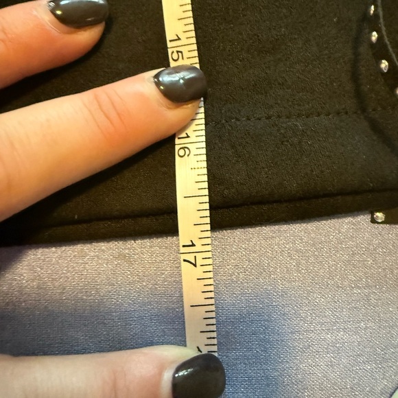 SHEIN Silver and Black Embellished Mini Skirt for Night Out - Picture 5 of 9